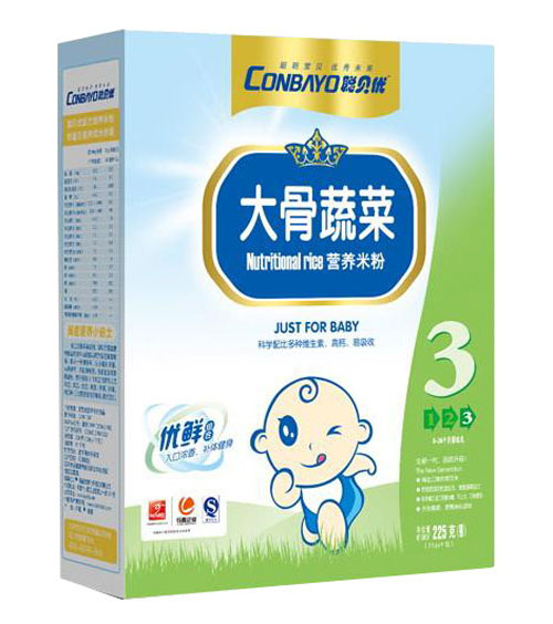 聰貝優(yōu)大骨蔬菜卜營養(yǎng)米粉3段