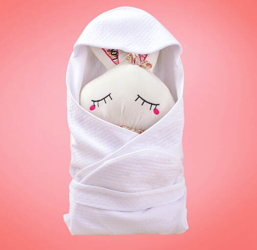 貝茜蒂白色棉質(zhì)嬰兒睡袋