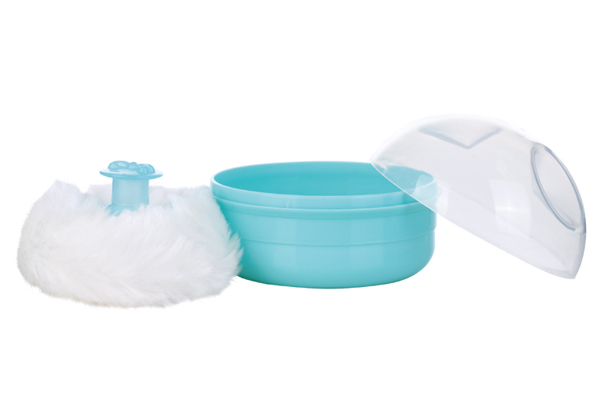 飛樂比寶寶專屬爽身粉撲&粉撲盒