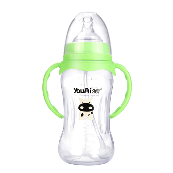 幼愛(ài)PP寬口帶柄自動(dòng)吸優(yōu)品奶瓶280ml