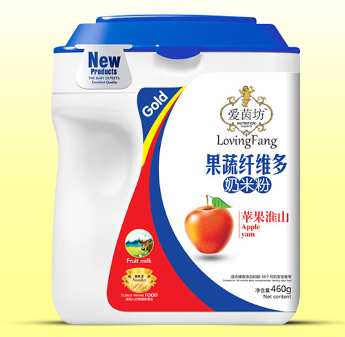 愛茵坊蘋果淮山果蔬纖維多奶米粉桶裝