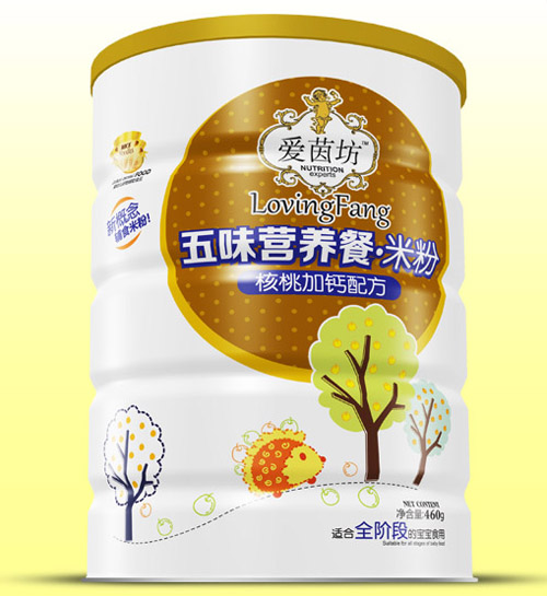 愛茵坊核桃加鈣五味營養(yǎng)餐米粉鐵聽