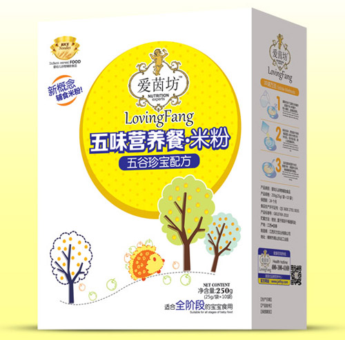 愛茵坊五谷珍寶五味營養(yǎng)餐米粉盒裝
