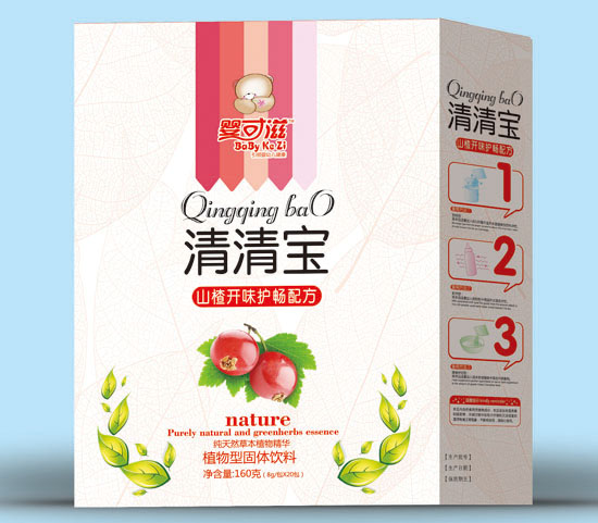 嬰可滋山楂開(kāi)味優(yōu)暢清清寶盒裝