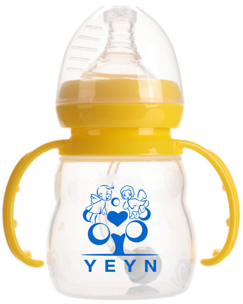 優(yōu)兒優(yōu)女180ml寬口有柄自動(dòng)硅膠奶瓶