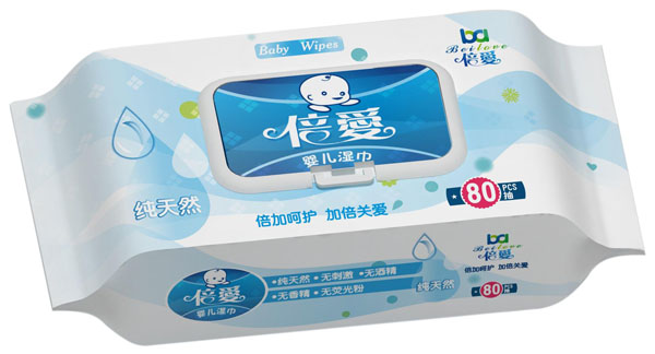 倍愛嬰兒濕巾80抽