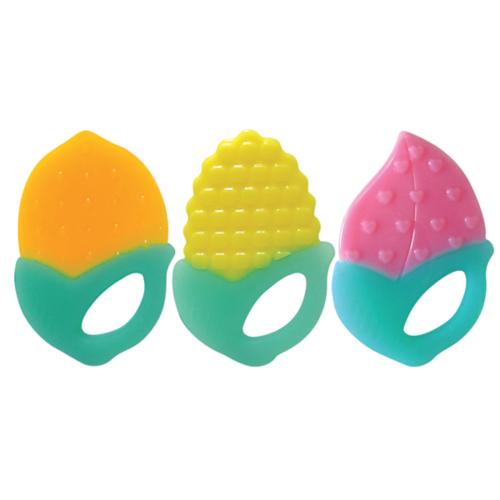 可娃趣味水果硅膠牙膠