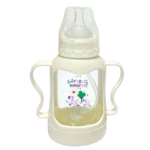 可娃標口徑防摔晶鉆玻璃奶瓶120ML