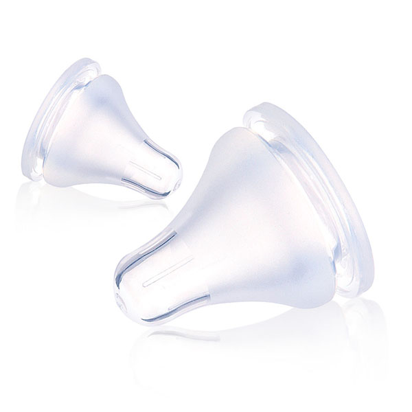 貝樂嘉標(biāo)口實(shí)感硅膠奶嘴兩只裝