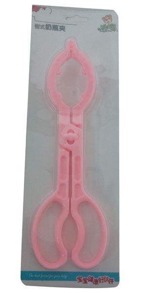 頑皮熊粉色鉗式奶瓶夾