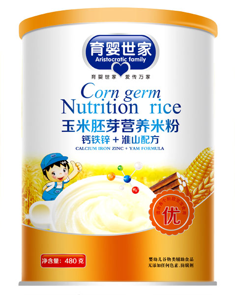 育嬰世家鈣鐵鋅+淮山配方玉米胚芽營(yíng)養(yǎng)米粉