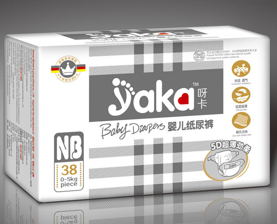呀卡嬰兒紙尿褲NB碼38片