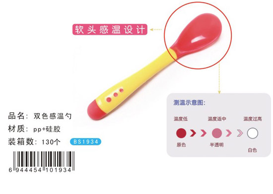 寶升雙色感溫勺