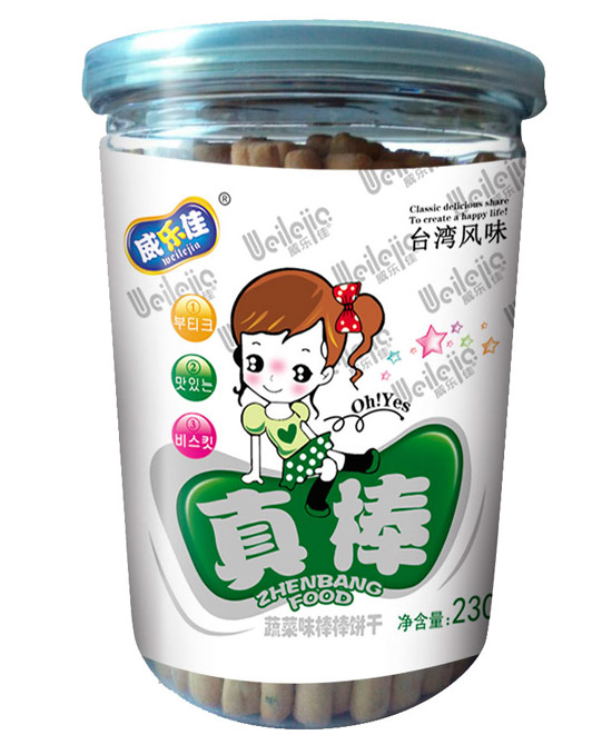 威樂(lè)佳蔬菜味棒棒餅干