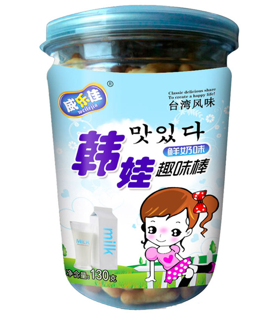 威樂佳韓娃趣味棒鮮奶味