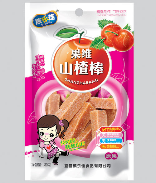 威樂佳果維山楂棒原果味