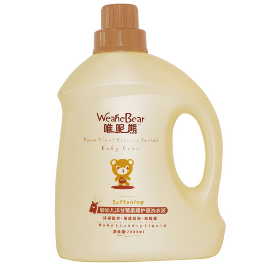 唯昵熊嬰兒洋甘菊柔順護(hù)理洗衣液2000ml