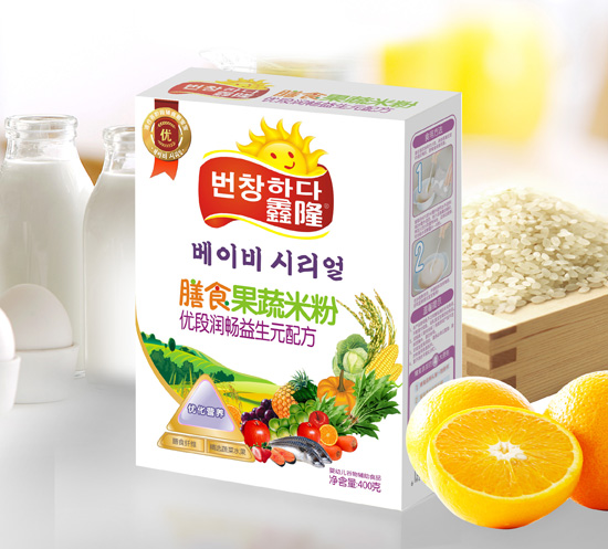 鑫隆優(yōu)段潤暢益生元配方膳食果蔬米粉