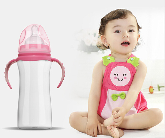 愛弗圖西300MLPP寬口奶瓶(玫紅)