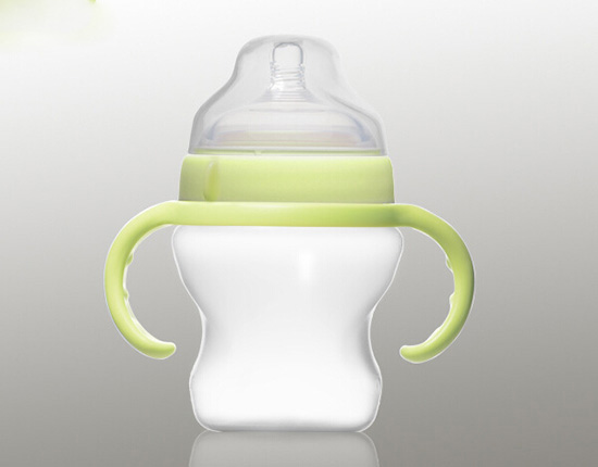 240MLPP寬口愛弗圖西葫蘆型奶瓶(蘋果綠)