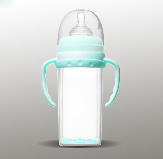 愛(ài)弗圖西240MLPP寬口直身奶瓶(翡翠藍(lán))