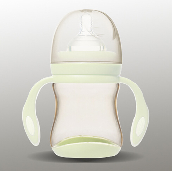 愛弗圖西180MLPPSU寬口帶手柄奶瓶(月光白)