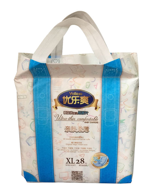 優(yōu)樂(lè)爽親膚柔薄瞬吸收嬰兒紙尿片XL28片