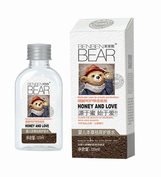 笨笨熊嬰兒本草祛痱護(hù)膚水120ml