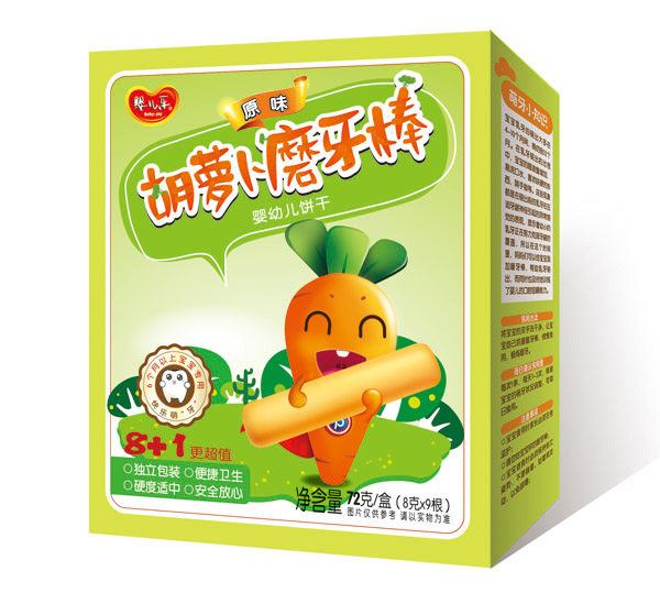 嬰兒樂(lè)原味胡蘿卜磨牙棒