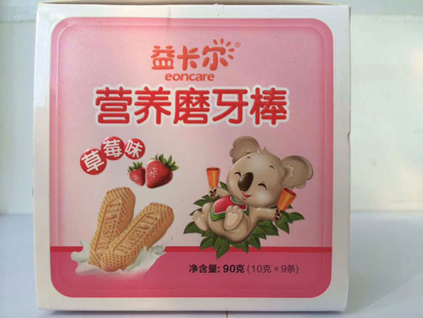 益卡爾營養(yǎng)磨牙棒草莓味