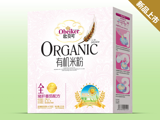 歐貝可豬肝番茄有機(jī)米粉盒裝