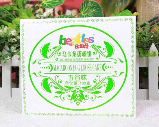 比逗仕五谷味五谷味馬卡龍蛋松餅