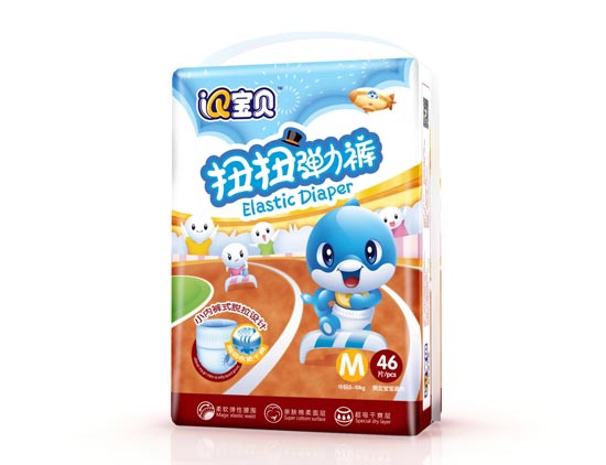 IQ寶貝扭扭彈力褲M46