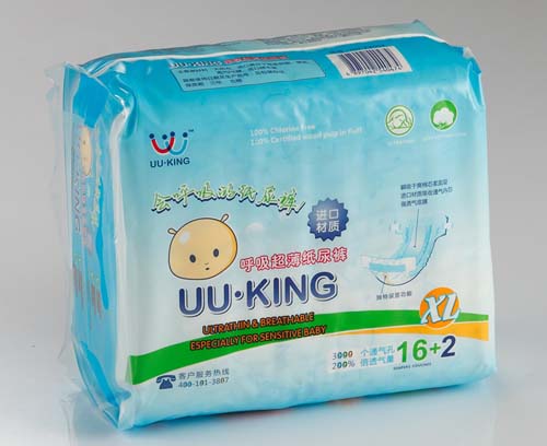 UU·KING呼吸超薄紙尿褲XL碼小包裝