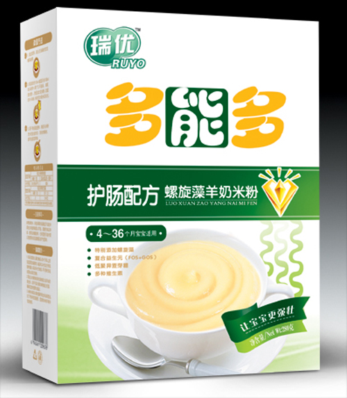 瑞優(yōu)多能多螺旋藻羊奶米粉