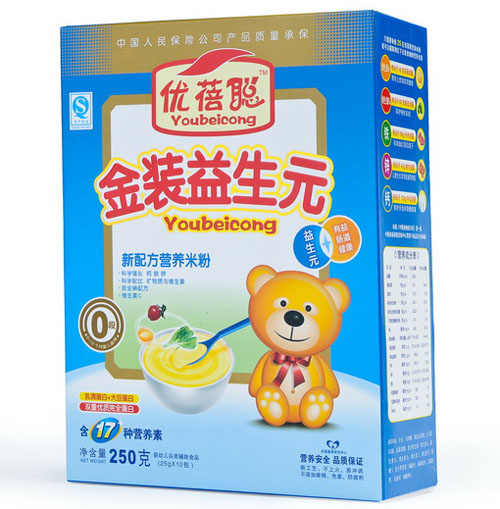 優(yōu)蓓聰金裝益生元營(yíng)養(yǎng)米粉0段