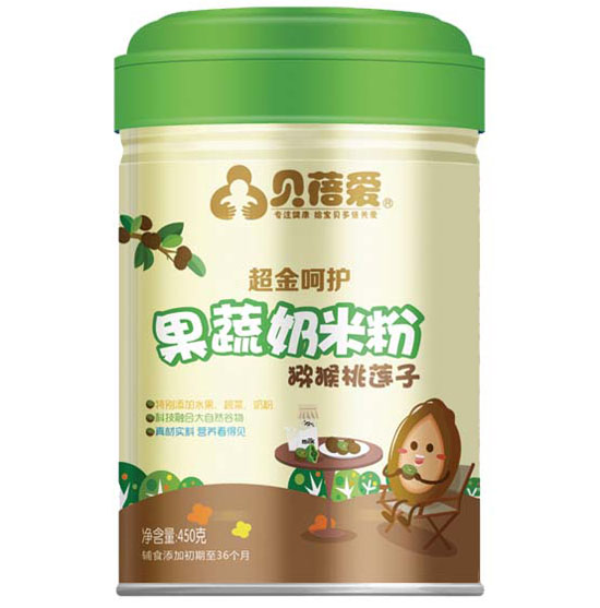 貝蓓愛果蔬奶米粉(獼猴桃蓮子)