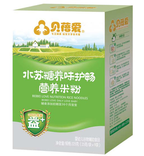 貝蓓愛水蘇糖養(yǎng)味護暢米粉盒裝