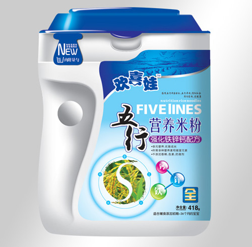 歡喜娃強化鐵鋅鈣配方五行營養(yǎng)米粉