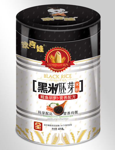 歡喜娃鱈魚胡蘿卜配方黑米胚芽米粉