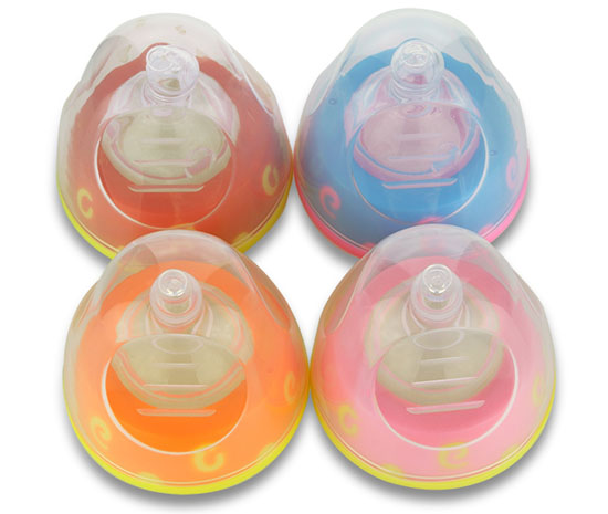 貝嬰奇寬口雙色牙蓋