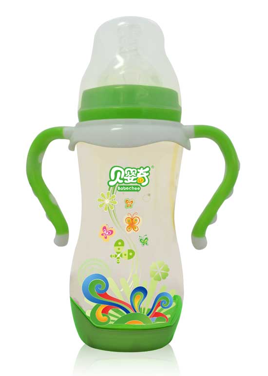 貝嬰奇PPSU雙柄自動奶瓶