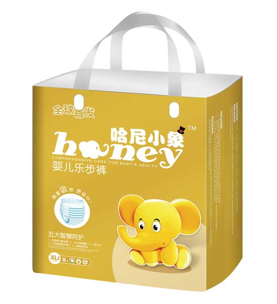 哈尼小象嬰兒樂步褲XL碼