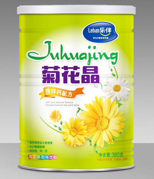 樂(lè)伴鐵鋅鈣配方菊花晶380克