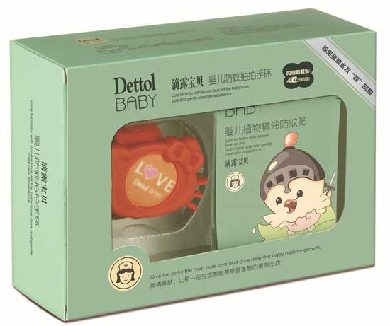 滴露寶貝嬰兒防蚊拍拍手環(huán)