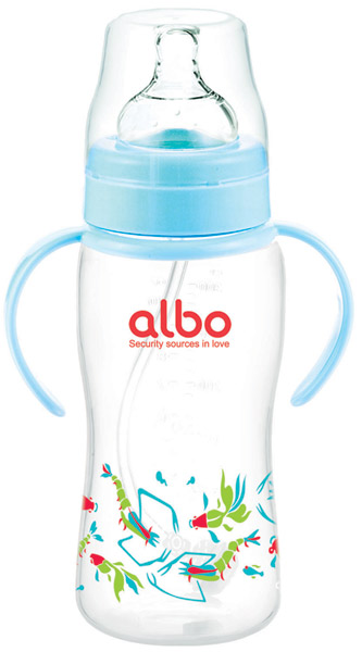 愛樂寶300mlPP自動奶瓶藍(lán)