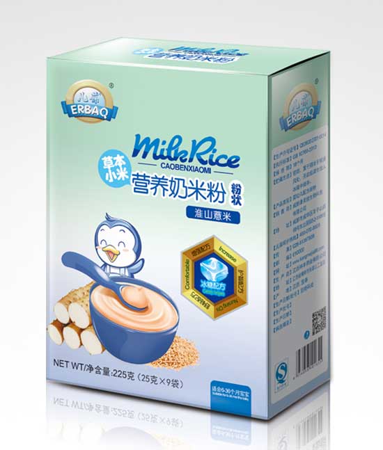 兒葆淮山薏米草本小米營養(yǎng)奶米粉盒裝