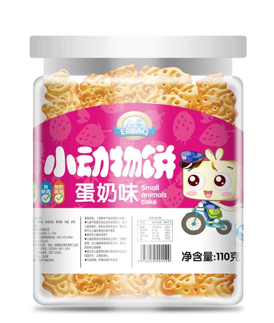 兒葆蛋奶味小動物餅干