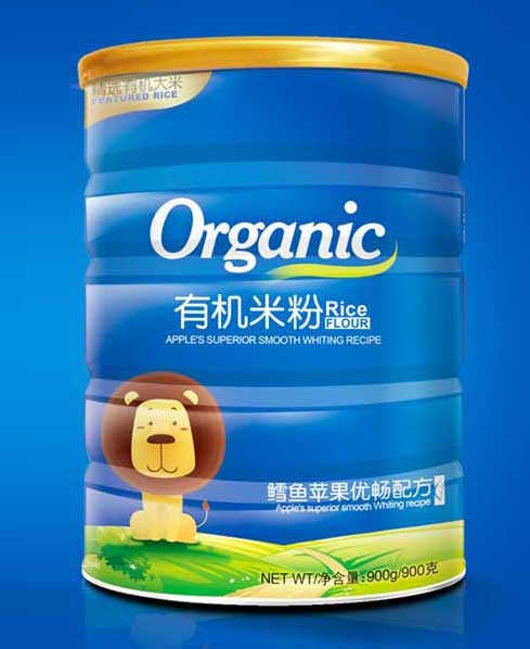兒葆鱈魚(yú)蘋(píng)果優(yōu)暢配方有機(jī)米粉