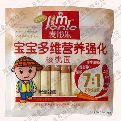 麥彤樂(lè)寶寶多維營(yíng)養(yǎng)強(qiáng)化核桃掛面